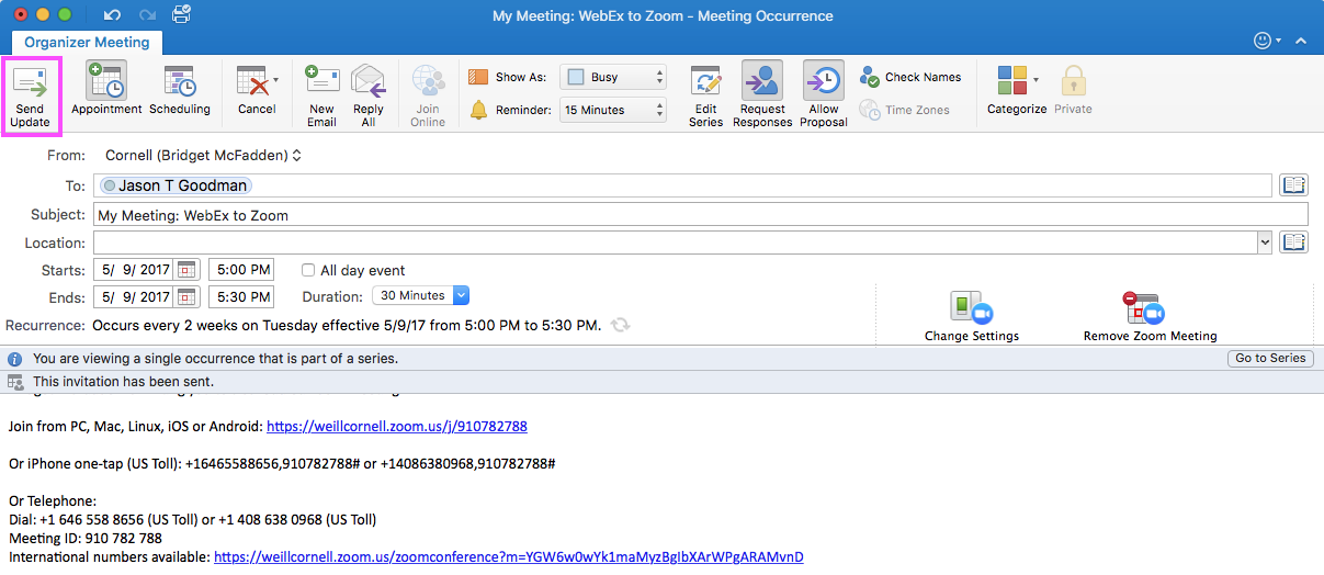 latest version of webex for mac